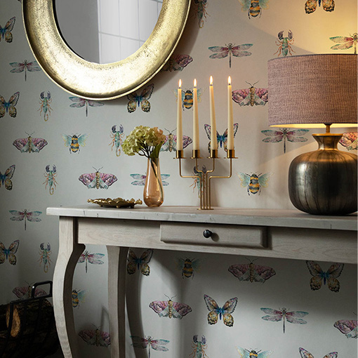Animal Bathroom Wallpaper